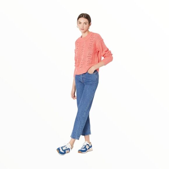 FREE PEOPLE | Lyra Reef | BELL SONG COTTON BLEND SWEATER - Picture 5 of 7